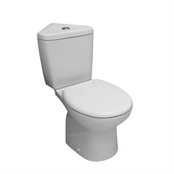 Унитаз (туалет) угловой Serel Friendly 6706 с крышкой микролифт - фото 1572405