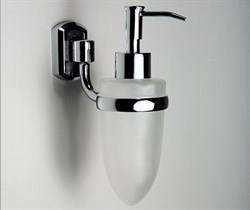 Дозатор для жидкого мыла стеклянный, 160 млl WasserKraft Oder K-3099 - фото 1584615