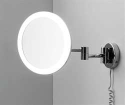 Зеркало с LED-подсветкой, 3-х кратным увеличением WasserKraft K-1004 - фото 1585738