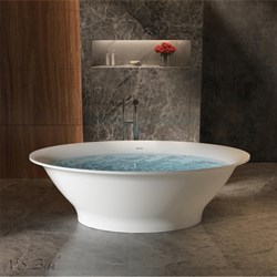 Ванна из искусственного камня NS Bath NSB-19900G 190x90 белая глянцевая - фото 1606031