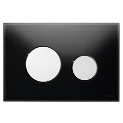 Панель смыва TECEloop 9240656 стекло черное, клавиши хром глянцевый - фото 1607573