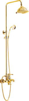 Душевая система Ganzer SEVERIN GZ77061E золото - фото 1967375