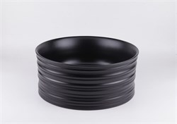 Черная матовая керамическая раковина Gid Bm969 - фото 2512838