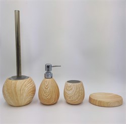 Керамический набор для ванной под камень Wood 50 - фото 2512984