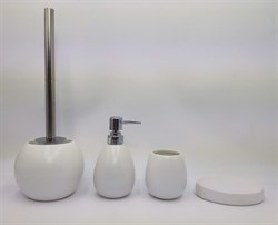 Керамический набор для ванной белый матовый W-matt 50 - фото 2512994