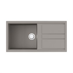 Кухонная мойка Omoikiri Kitagawa 100-GR Artceramic/Leningrad grey - фото 3988324