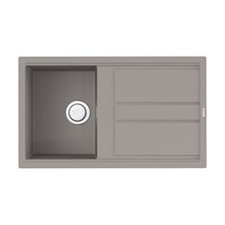 Кухонная мойка Omoikiri Kitagawa 86-LB-GR Artceramic/Leningrad grey - фото 3988330