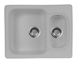 Мойка кухонная AquaGranitEx M-09 (310) серый - фото 3993186