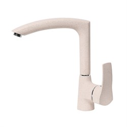 Смеситель AquaGranitEx C-7040 (311) для кухни, светло-розовый - фото 3995480