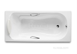 Ванна Roca Haiti 170x80 с отверстиями для ручек 2327G000R - фото 4276970