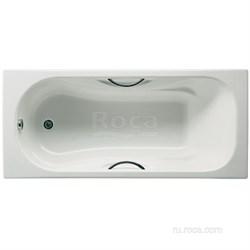 Ванна Roca Malibu 160х75 с отверстиями для ручек 2310G000R - фото 4276992