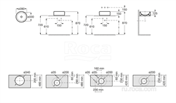 Раковина Roca Terra 32722D000 - фото 4277784