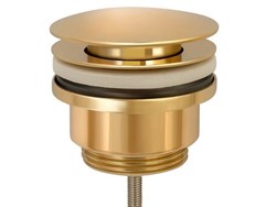 Донный клапан универсальный Grocenberg GB106GO золото - фото 4299986
