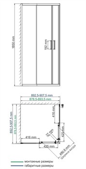 Душевой уголок WasserKRAFT Lippe 45S03 - фото 4302630