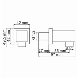 Подключение шланга WasserKRAFT Exter 1600 A108 - фото 4303111