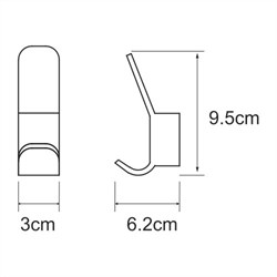 Крючок WasserKRAFT Leine K5000 K-5023 - фото 4303645