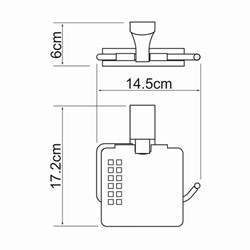 Держатель туалетной бумаги WasserKRAFT Leine K5000 WHITE K-5025WHITE - фото 4303694