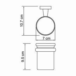 Подстаканник одинарный WasserKRAFT Lippe K6500 K-6528 - фото 4304021