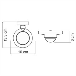 Мыльница WasserKRAFT Diemel K2200 K-2229 - фото 4304087