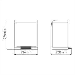 Ведро 12L WasserKRAFT K-622 - фото 4304207