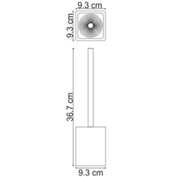 Щетка для унитаза WasserKRAFT K9600 K-9627 - фото 4304312