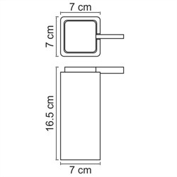 Дозатор для жидкого мыла WasserKRAFT K9600 K-9699 - фото 4304313