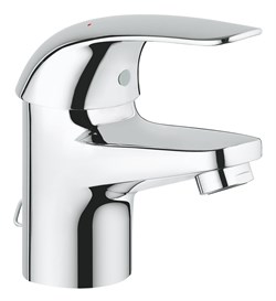 Смеситель для раковины GROHE Euroeco с цепочкой хром 32881000 - фото 4306323