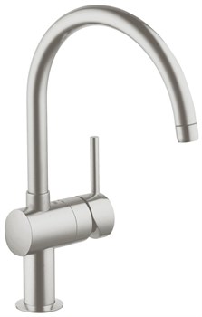 Смеситель для кухни GROHE Minta с C-изливом суперсталь 32917DC0 - фото 4306346