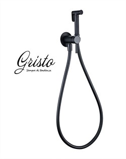 Гигиенический душ встраиваемый Gristo Black GB-3041 черный матовый - фото 4326903