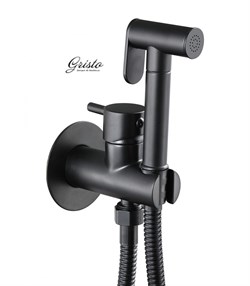 Гигиенический душ встраиваемый Gristo Black GB-3042 черный матовый - фото 4329734