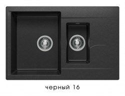 Кухонная мойка POLYGRAN Brig-770 Polygran Brig -770 черный №16 - фото 4346611