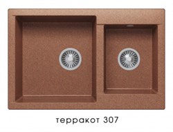 Кухонная мойка POLYGRAN Brig-772 Polygran Brig -772 терракот №307 - фото 4346625