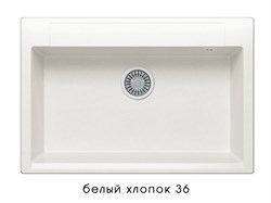 Кухонная мойка POLYGRAN Argo-760 ARGO-760 №36 Белый Хлопок - фото 4346647