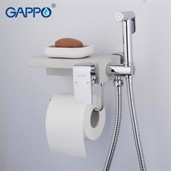 Гигиенический душ с настенным смесителем GAPPO G7296 хром - фото 4356524