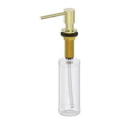 Встраиваемый дозатор для жидкого мыла Panta PT-SD02-BG матовое золото - фото 4359209