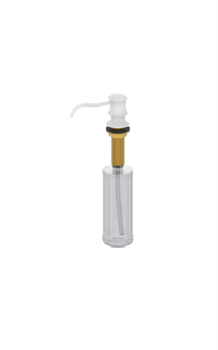 Встраиваемый дозатор для жидкого мыла Panta PT-SD03-BW белый матовый - фото 4359244