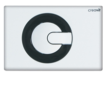 Клавиша смыва Creavit Power GP5001.02 цвет бело-черный