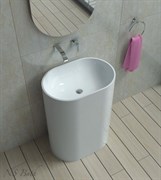 Раковина напольная NS Bath NSF-6040G на 60 см белая глянцевая