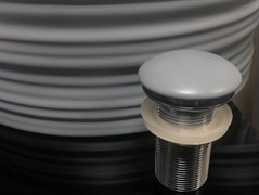 Серый матовый керамический донный клапан Gid Gmh100