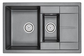 Кухонная мойка Grula GR-7802 шварц