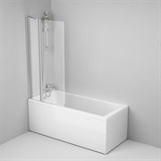 Набор Ванна 150x70 с каркасом и шторкой, душевая система со смесителем для ванны и душа AM.PM Gem W90ASET-170D3W5