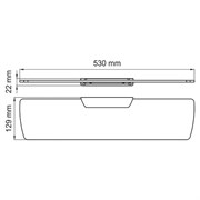 Полка стеклянная WasserKRAFT Wiese К8900 К-8924