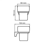 Подстаканник одинарный WasserKRAFT Wiese К8900 К-8928