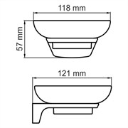 Мыльница WasserKRAFT Wiese К8900 К-8929