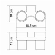 Подстаканник двойной WasserKRAFT Berkel K6800 K-6828D