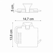 Держатель туалетной бумаги WasserKRAFT Wern K2500 K-2525