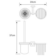 Держатель освежителя и щетки для унитаза WasserKRAFT Lippe K6500 K-6535