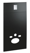 Стеклянный модуль для унитаза с панелью смыва GROHE Skate Cosmopolitan черный 39374KS0