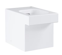 Унитаз GROHE Cube Ceramic напольный приставной безободковый альпин-белый 3948500H