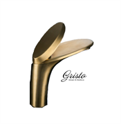Смеситель для раковины Gristo Gold GG-3012 золото матовое